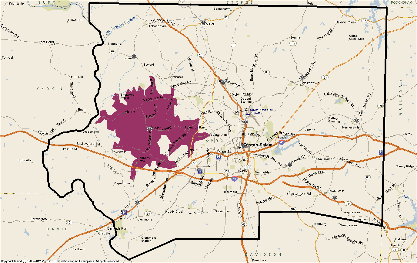 Station 20 Drivetime Map